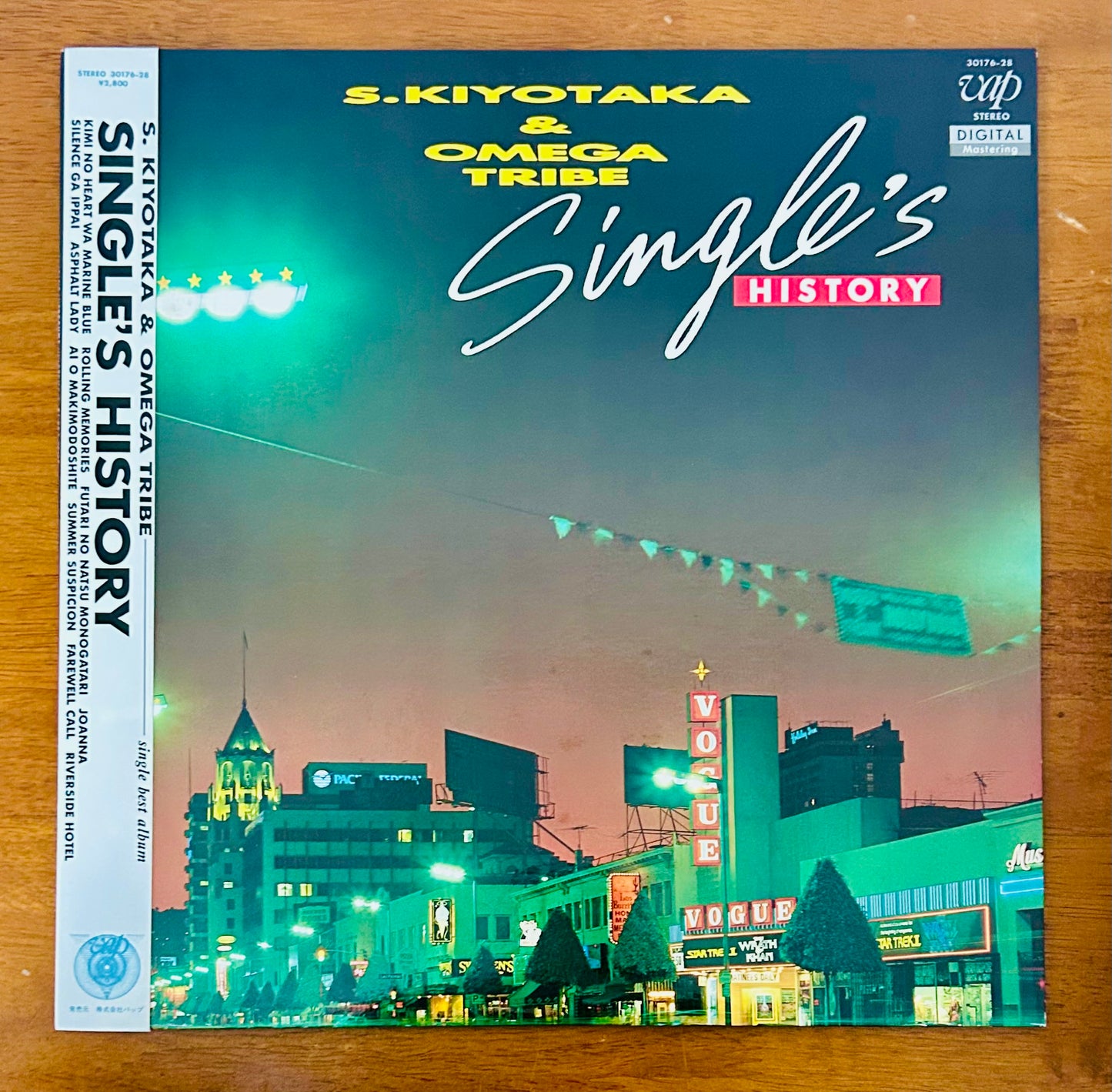 Kiyotaka Sugiyama & Omega Tribe/ Single's History  (original 1985)