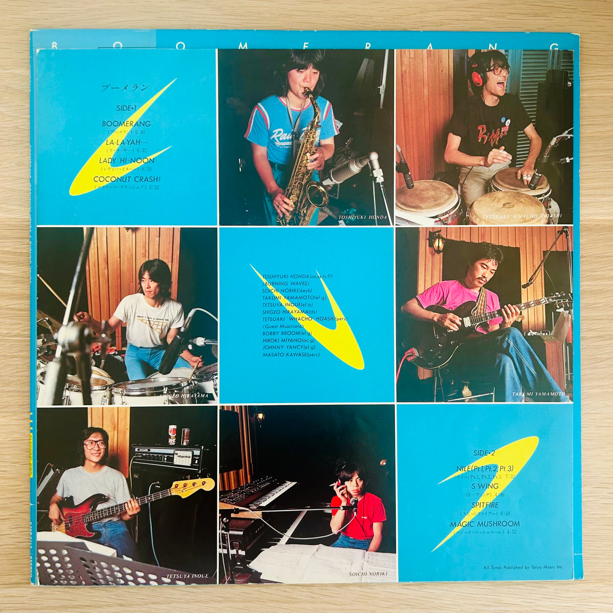 Toshiyuki Honda & Burning Waves/ Boomerang  (original 1981)