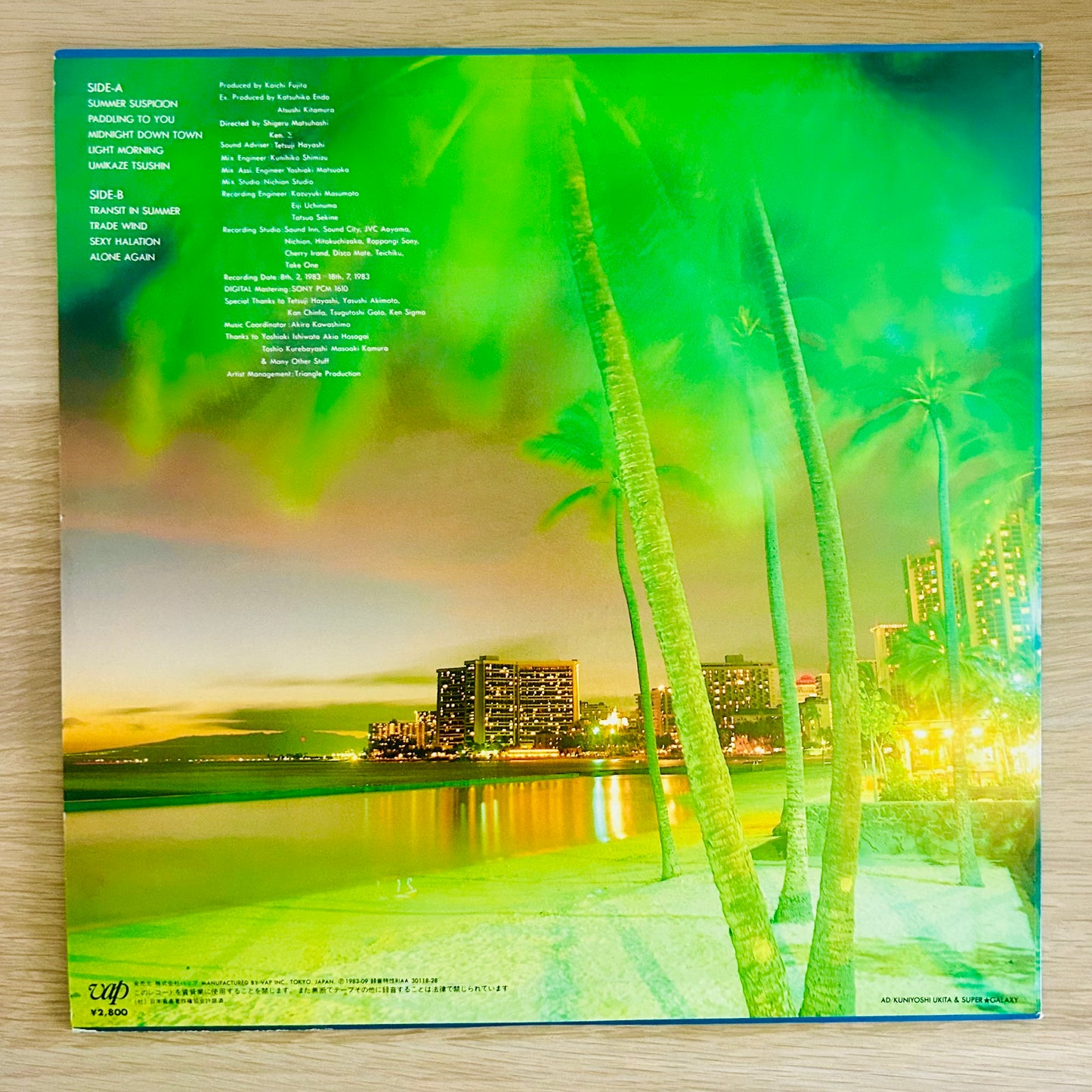 Kiyotaka Sugiyama & Omega Tribe / Aqua City  (original 1983)