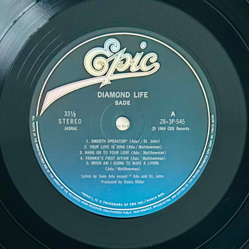 Sade/ Diamond Life  (Japan Press 1984)