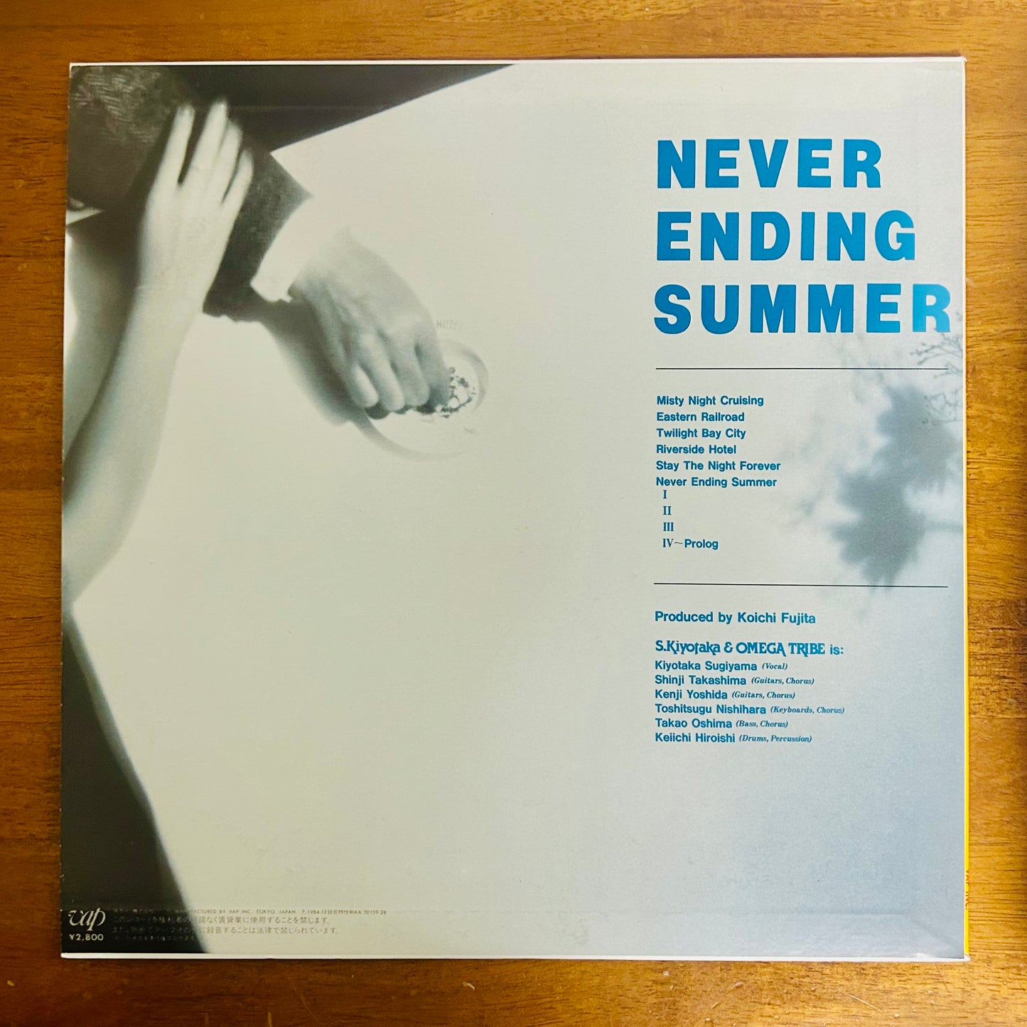 Kiyotaka Sugiyama & Omega Tribe/ Never Ending Summer  (original 1984)