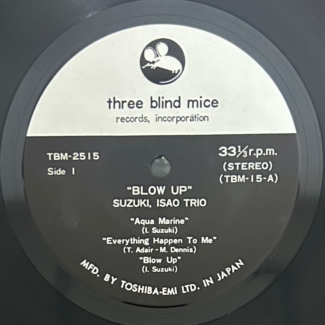 Isao Suzuki Trio / Quartet – Blow Up  (Promo Reissue 1977)
