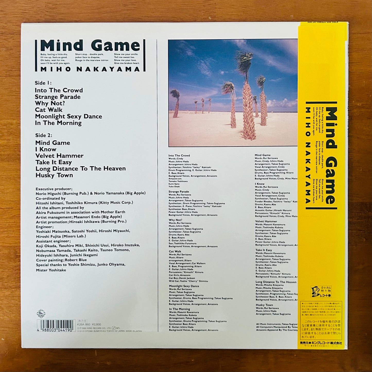 Miho Nakayama/ Mind Game  (original 1988)