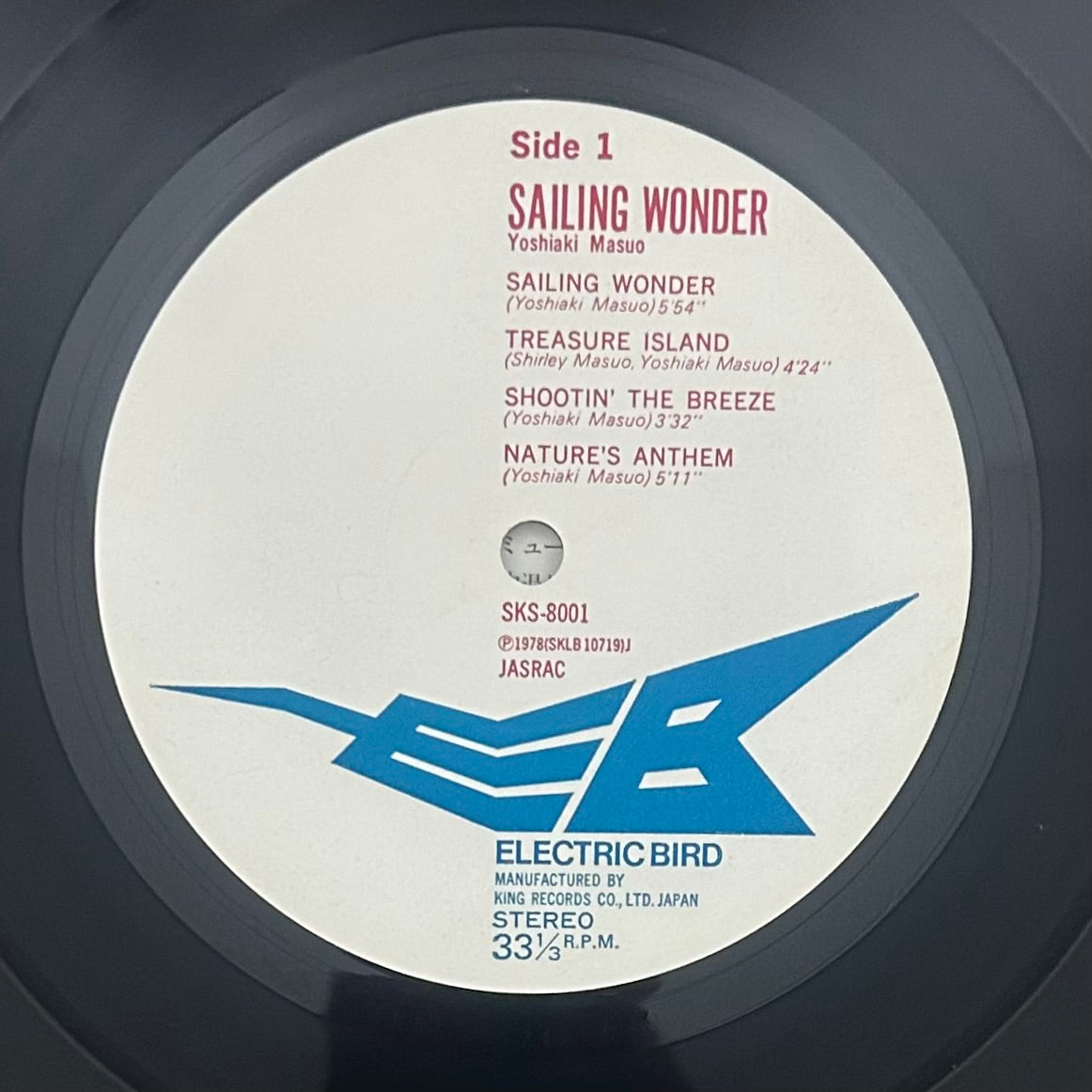 Yoshiaki Masuo/Sailing Wonder  (original 1978)