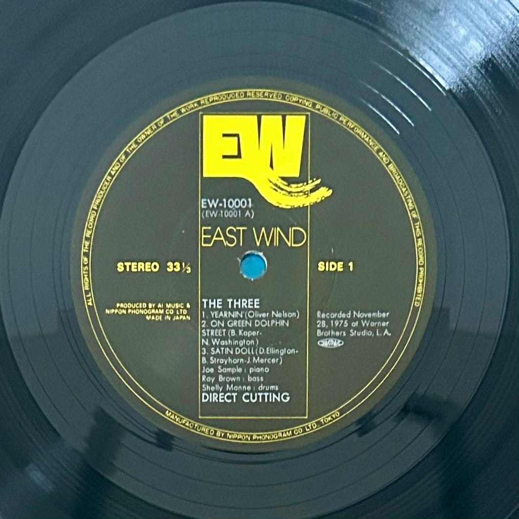 Joe Sample – Ray Brown – Shelly Manne / The Three (original 1976)