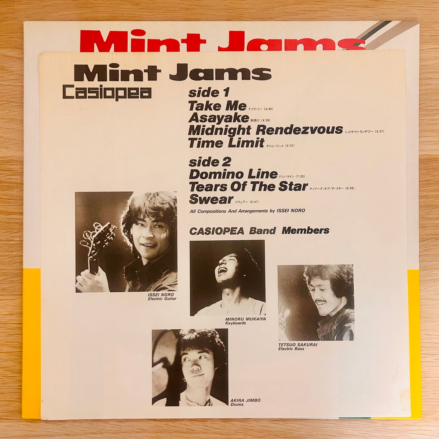 Casiopea/ Mint Jams（originalJapanPress1982）