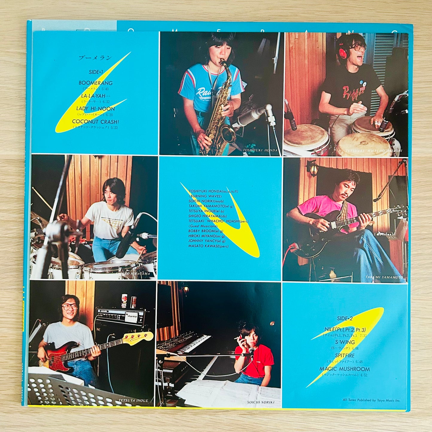 Toshiyuki Honda & Burning Waves/ Boomerang  (original 1981)