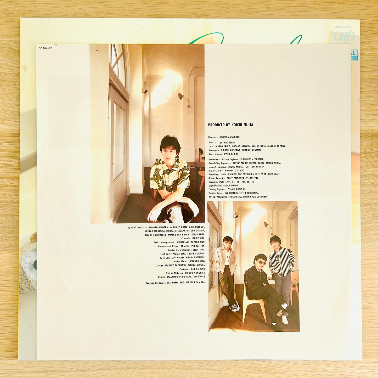 1986 OMEGA TRIBE / Crystal Night  (original 1987)