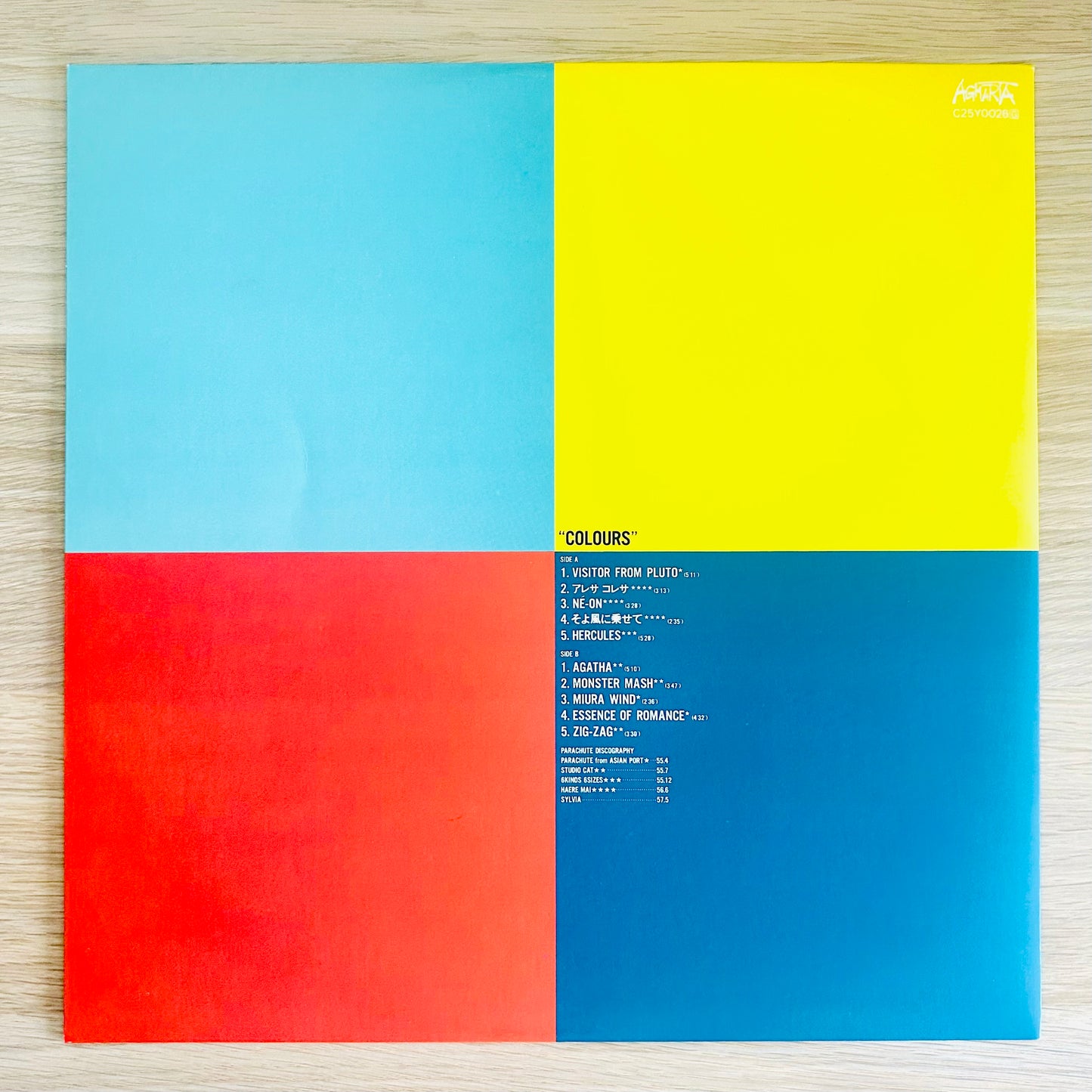 Parachute/ Colours  (Compilation 1982)