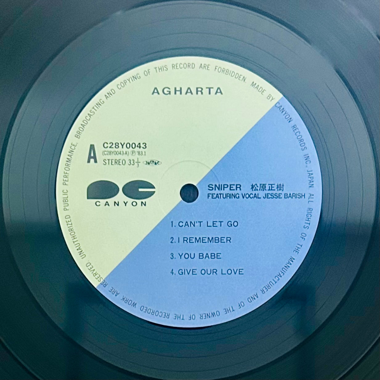 Masaki Matsubara / Sniper  (original 1983)