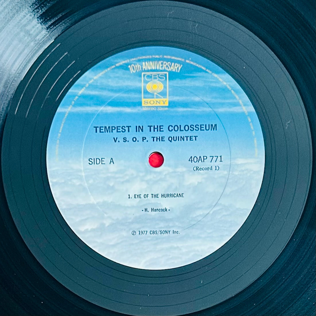 The V.S.O.P. Quintet/ Tempest In The Colosseum（JapanPress1977）