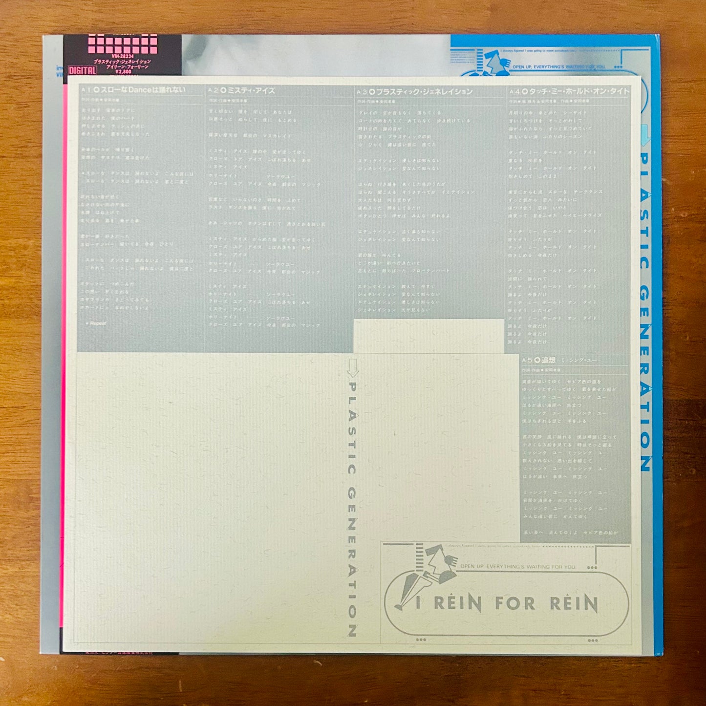 I Rein For Rein/ Plastic Generation  (original 1985)