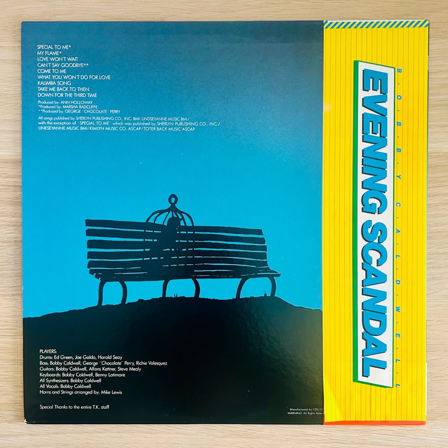 Bobby Caldwell/ Evening Scandal  (JAPAN PRESS 1978)