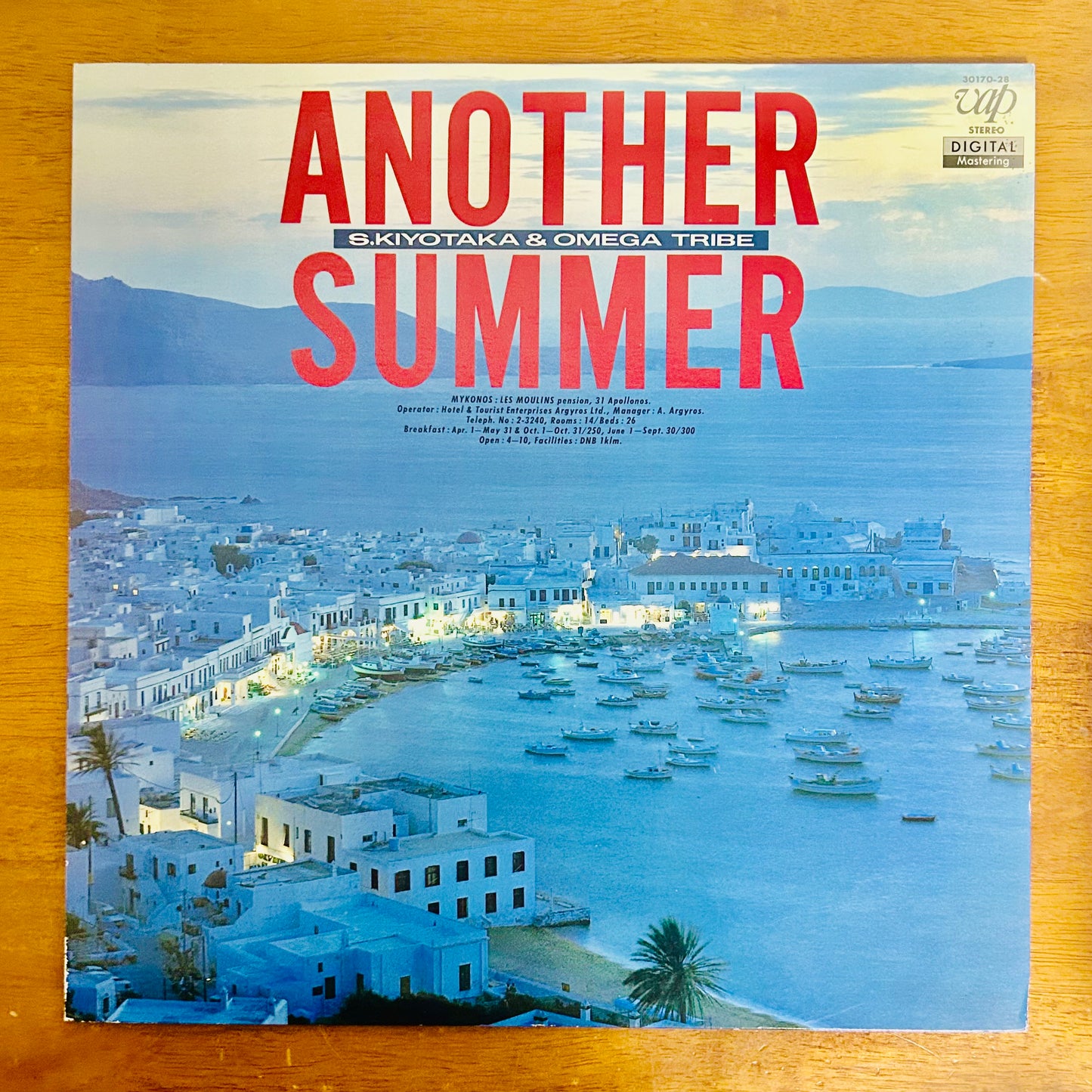 Kiyotaka Sugiyama & Omega Tribe/ Another Summer  (original 1985)