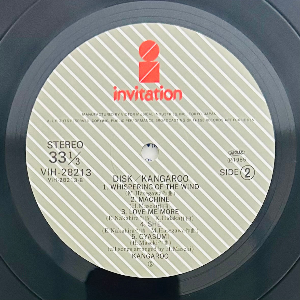 Kangaroo / Disk (original 1985)