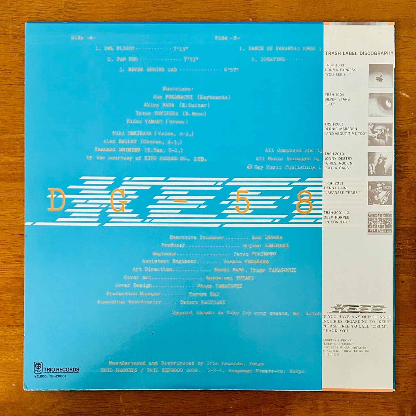 Keep / DG-581  (original 1981)