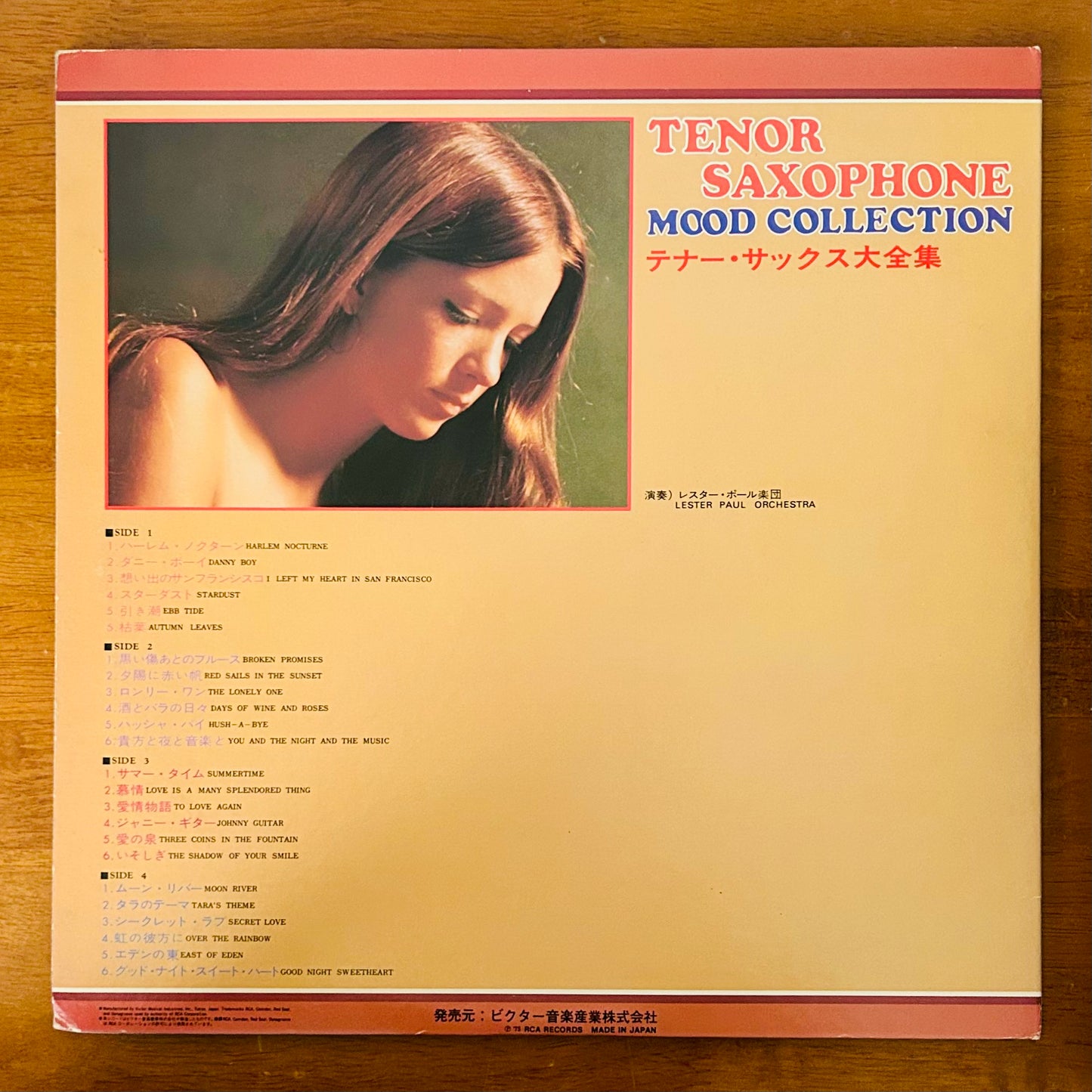 Lester Paul Orchestra/ Tenor Saxophone Mood Collection   (original 1975)