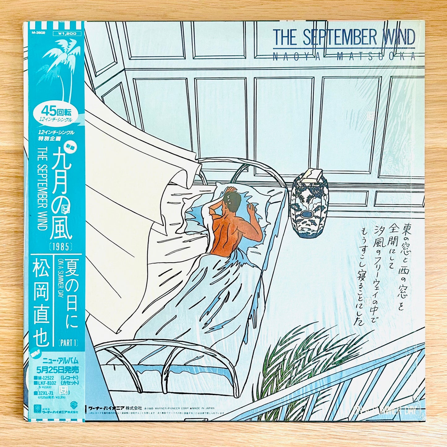 Naoya Matsuoka/ On A Summer Day  (original 1985) 12" Single