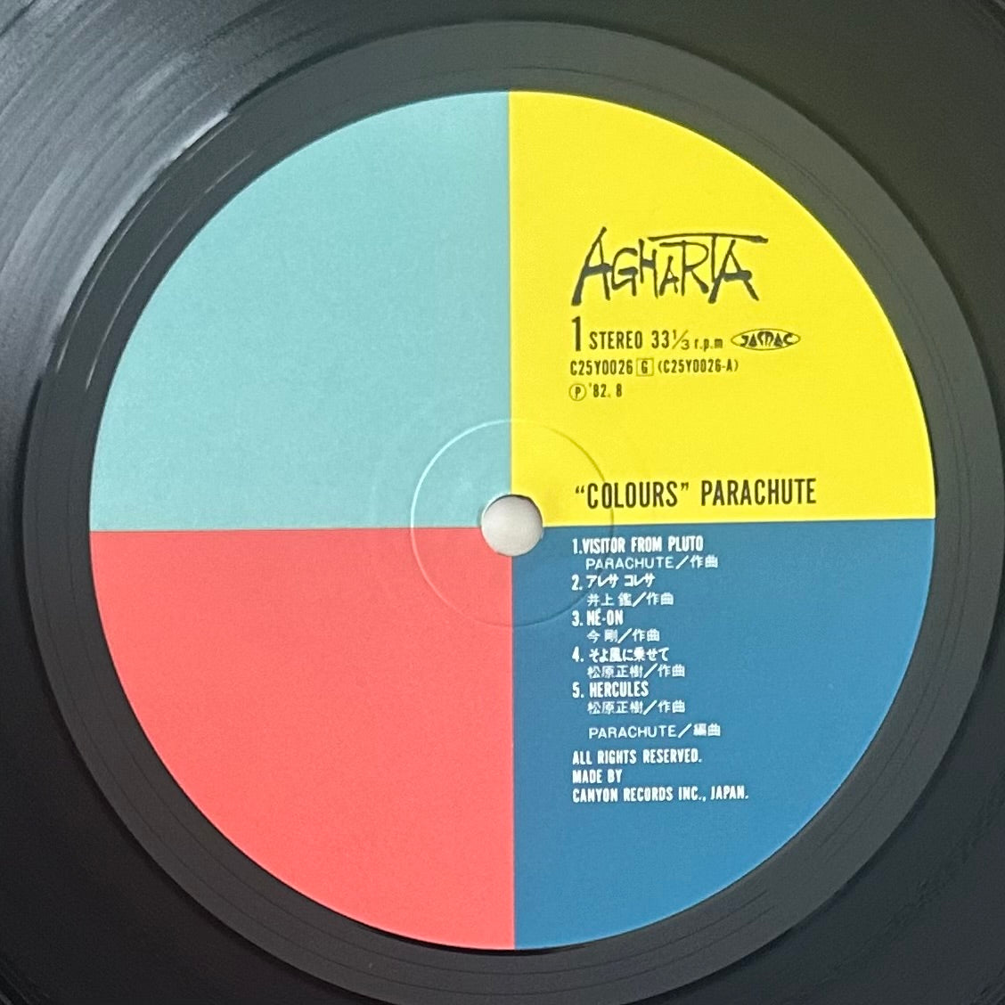 Parachute/ Colours  (Compilation 1982)