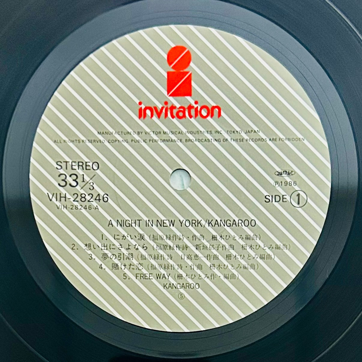 Kangaroo / A Night in New York  (original 1986)