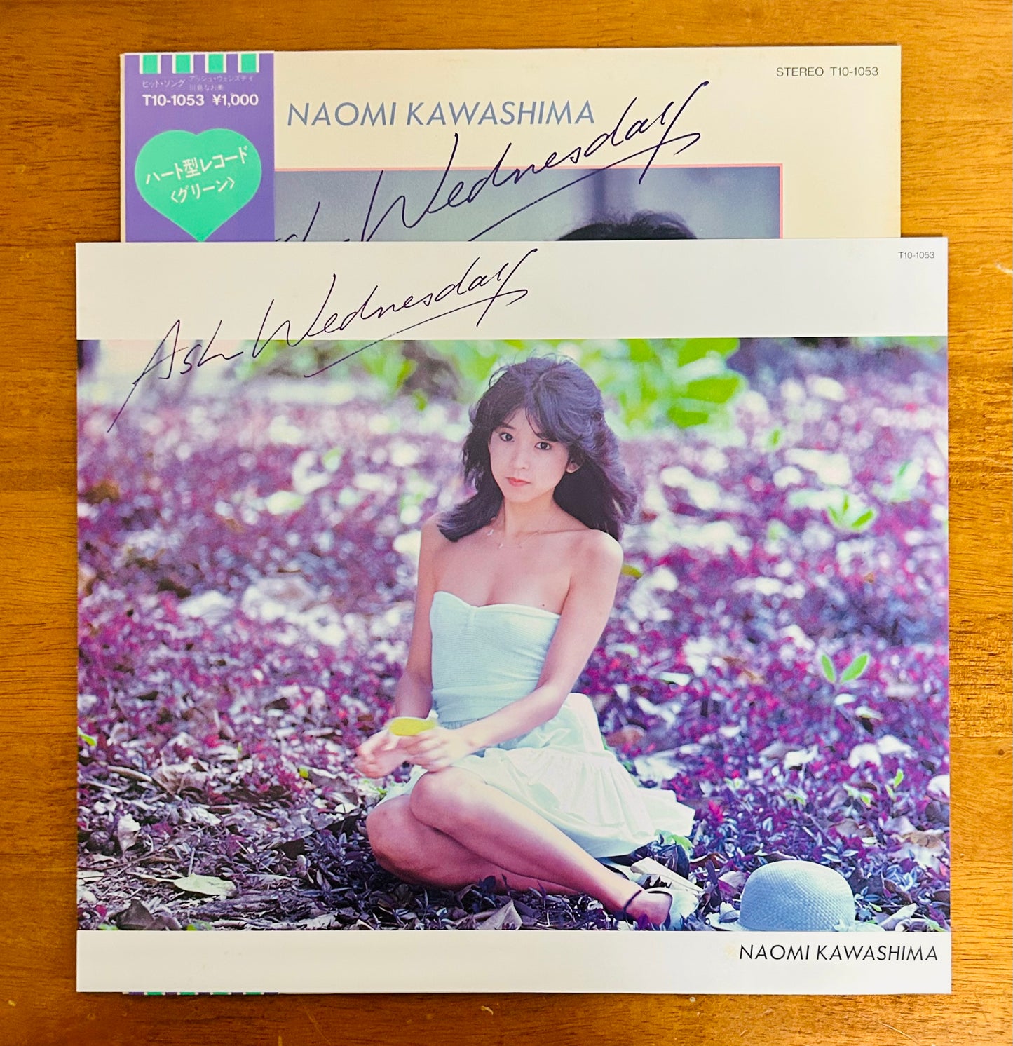Naomi Kawashima/ Ash Wednesday  (original 1983)  Heart-shaped color single