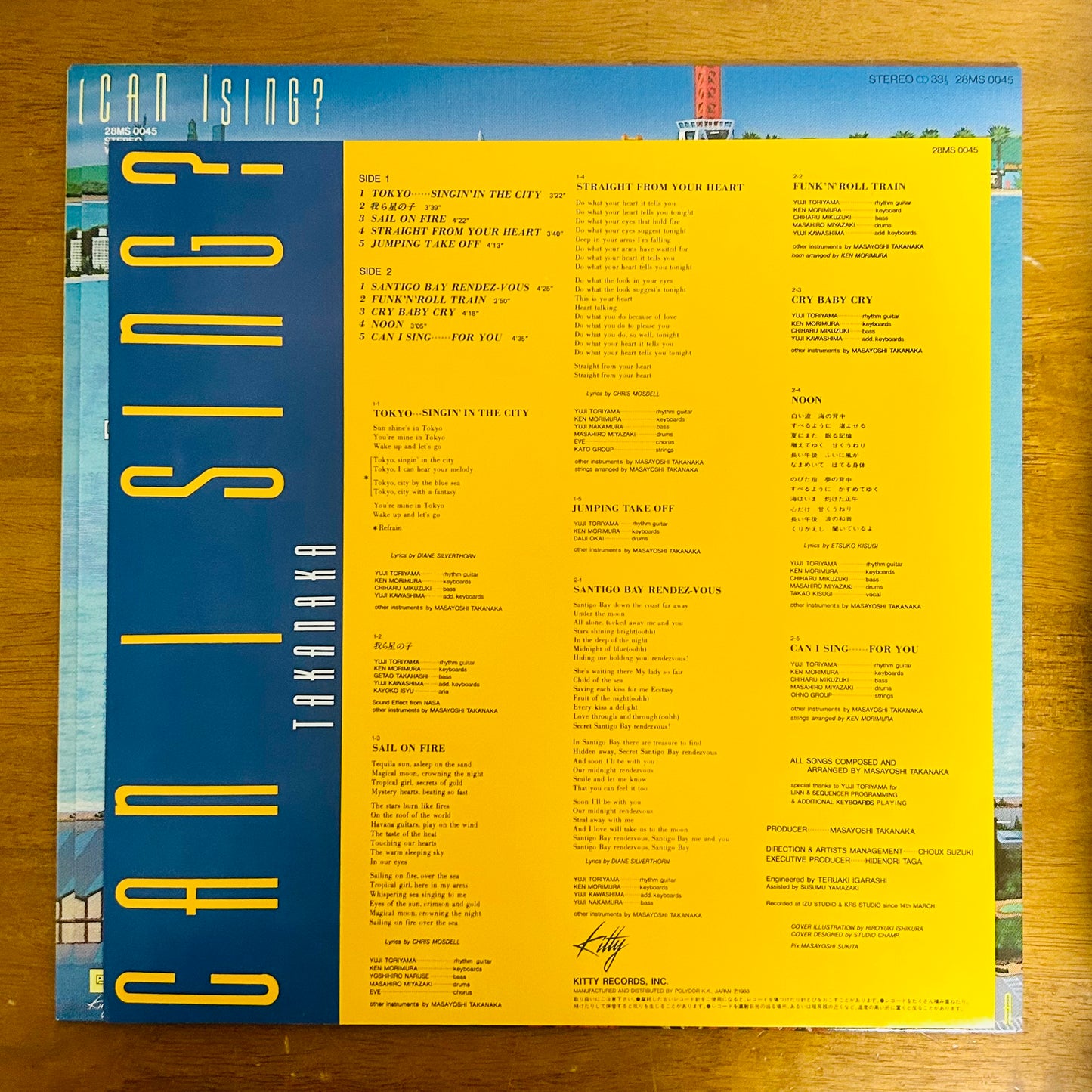 Masayoshi Takanaka/ Can I Sing?   (original 1983)