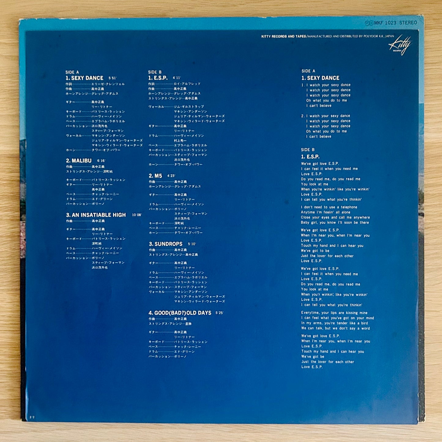 Masayoshi Takanaka / An Insatiable High  (original 1977)