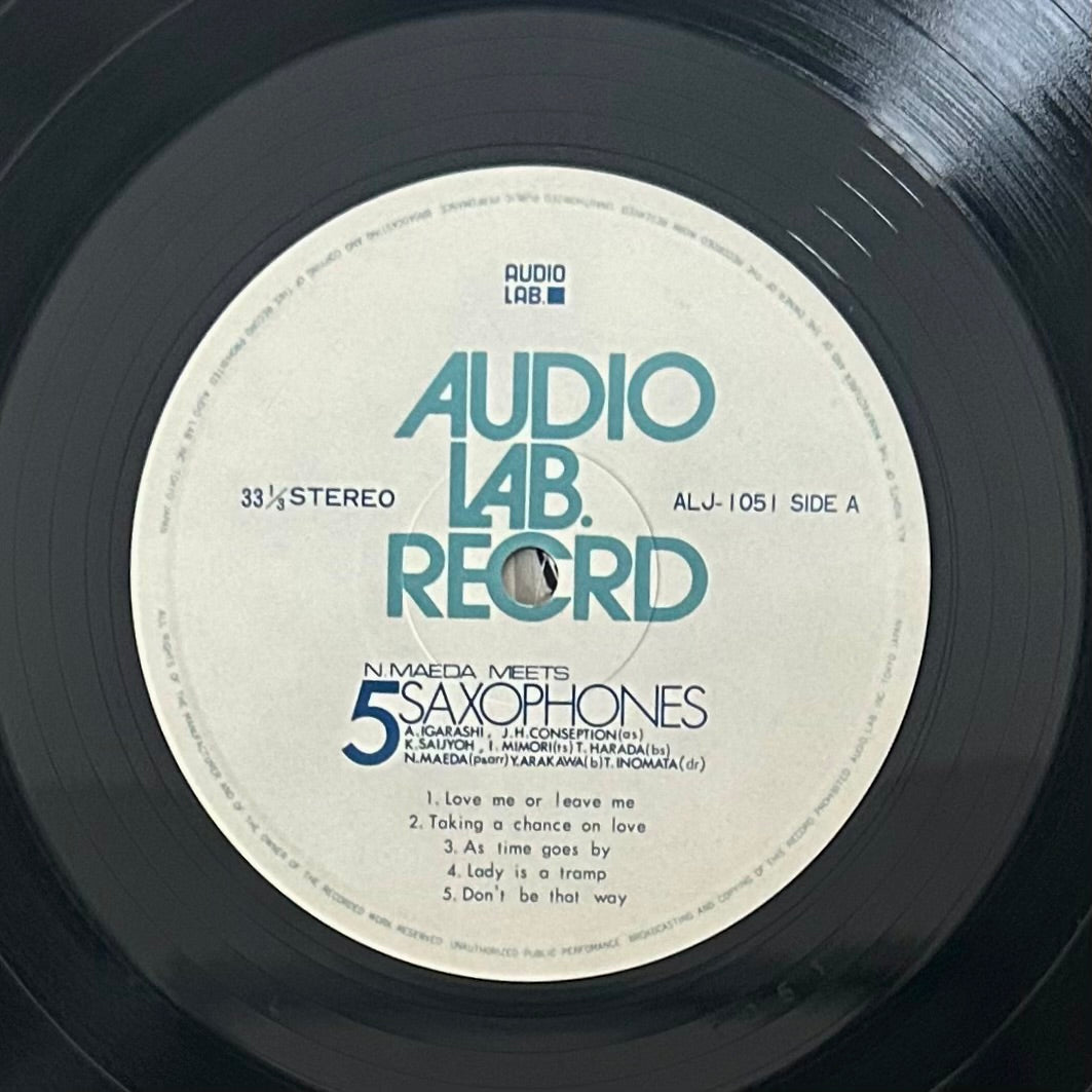 Norio Maeda/ N.Maeda Meets 5 Saxophones  (original 1976)