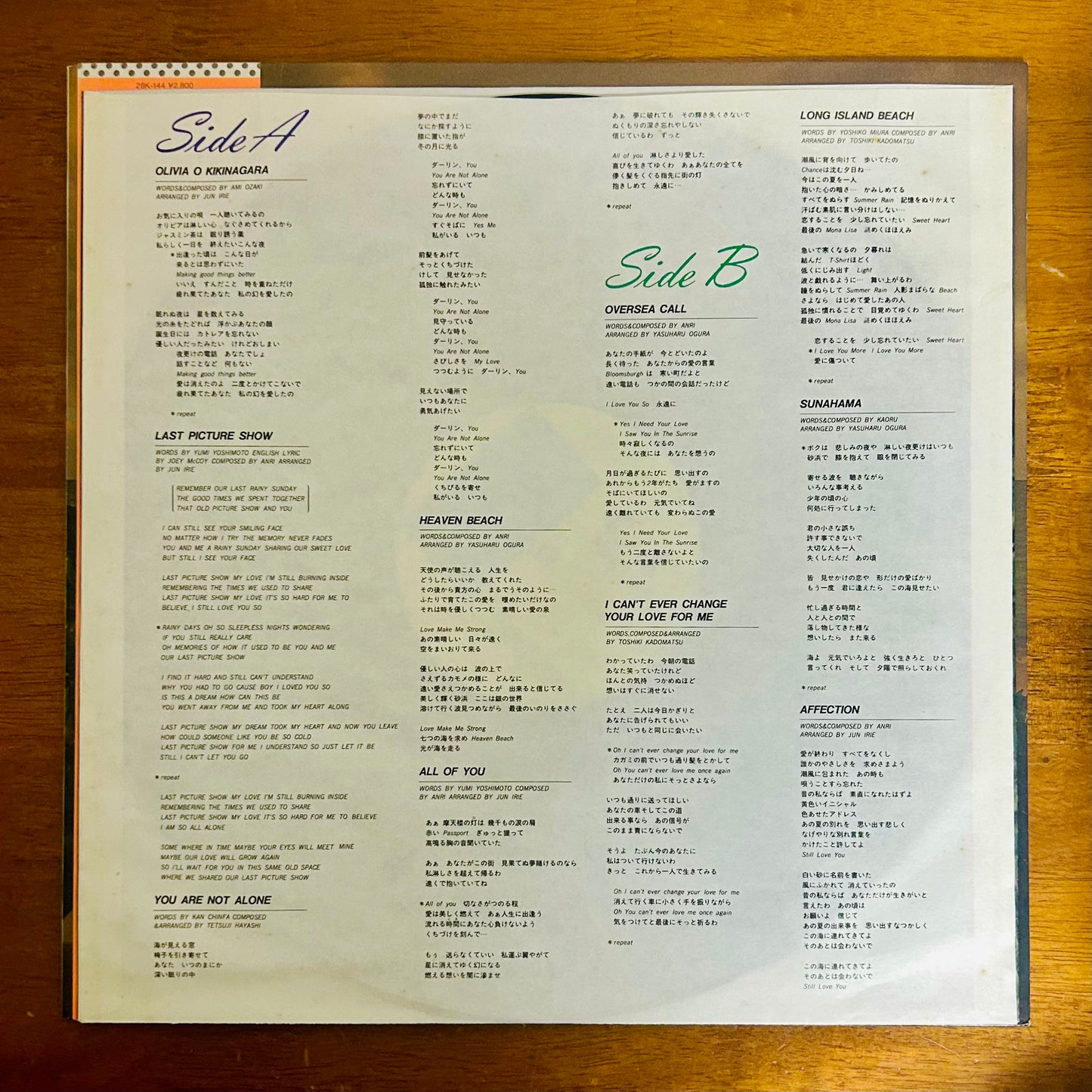 Anri / Meditation  (original 1987)