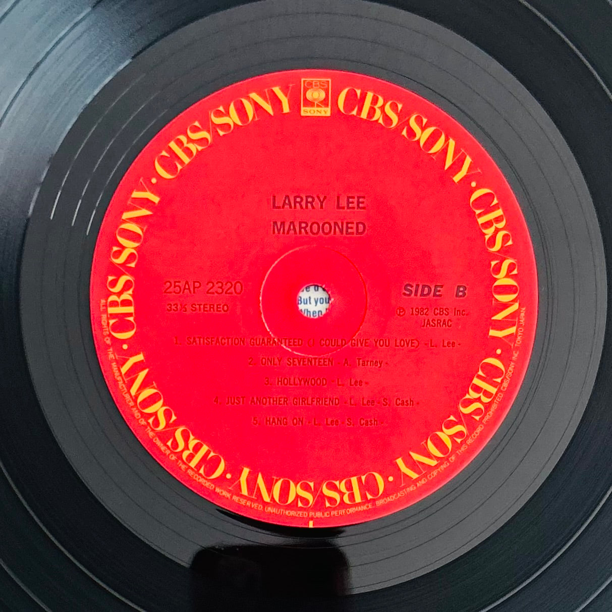 Larry Lee/ Marooned   (JAPAN PRESS 1982)