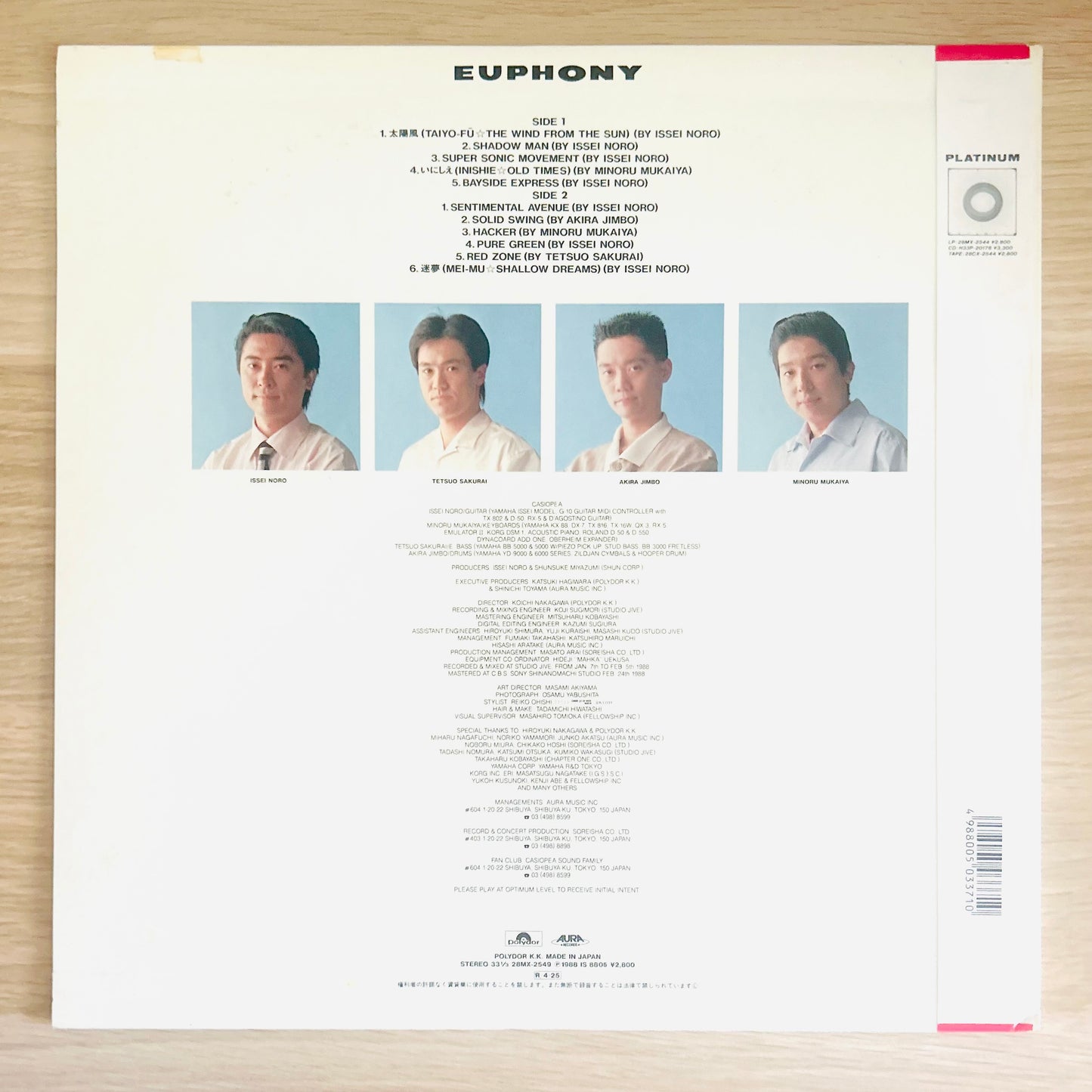 Casiopea / Euphony  (original 1988)