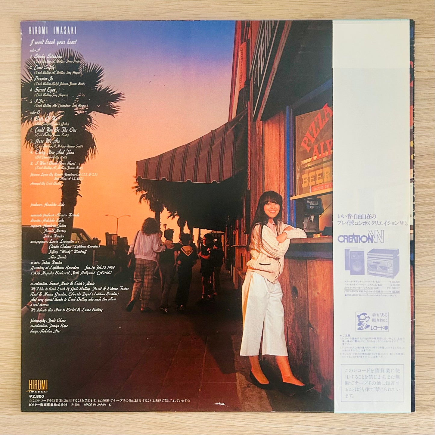 Hiromi Iwasaki/ I Won't Break Your Heart   (original 1984)