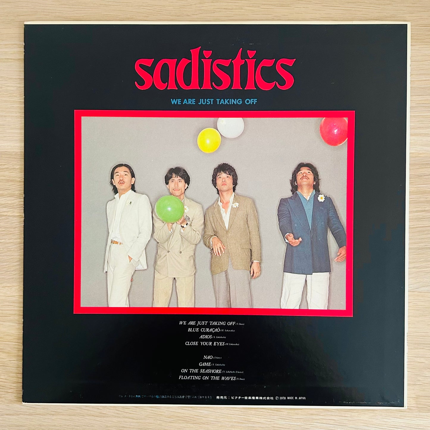 Sadistics/ We Are Just Taking Off  (original 1978)