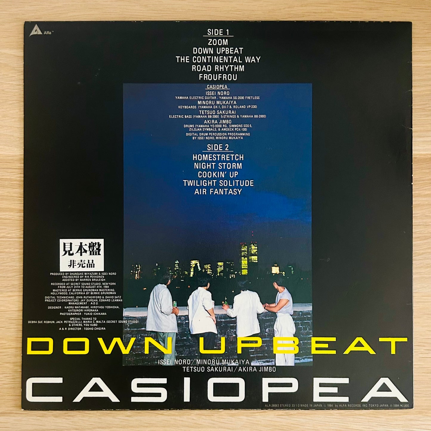 Casiopea/ Down Upbeat（originalJapanPress 1984）  promo