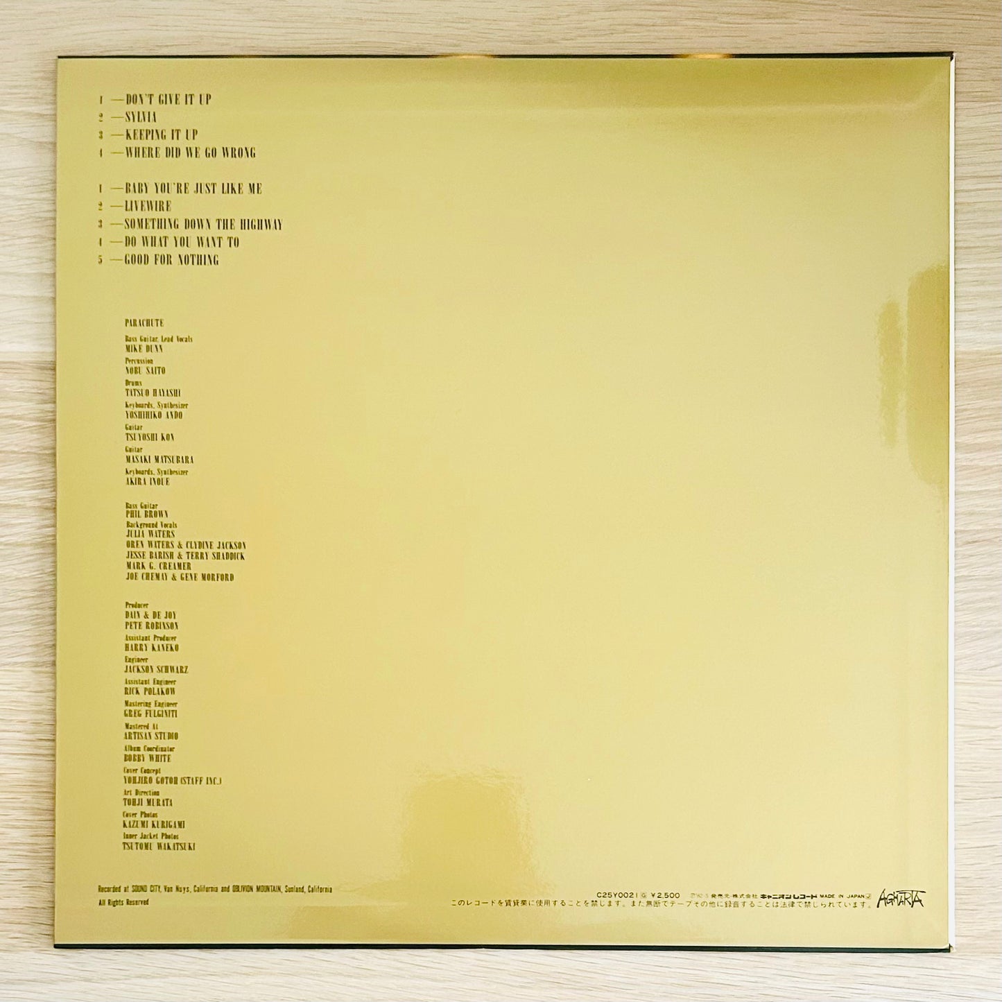 Parachute/ Sylvia  (original 1982)