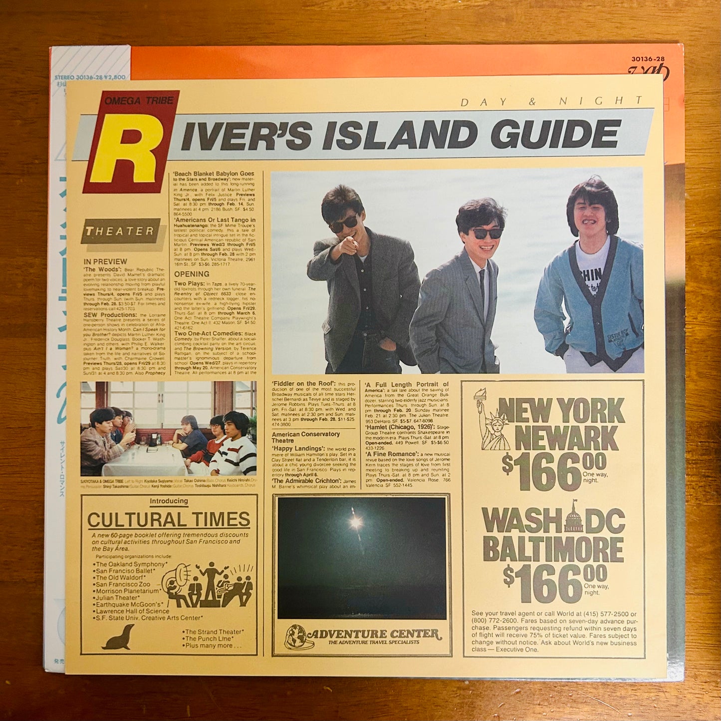Kiyotaka Sugiyama & Omega Tribe/ River’s Island  (original 1984)
