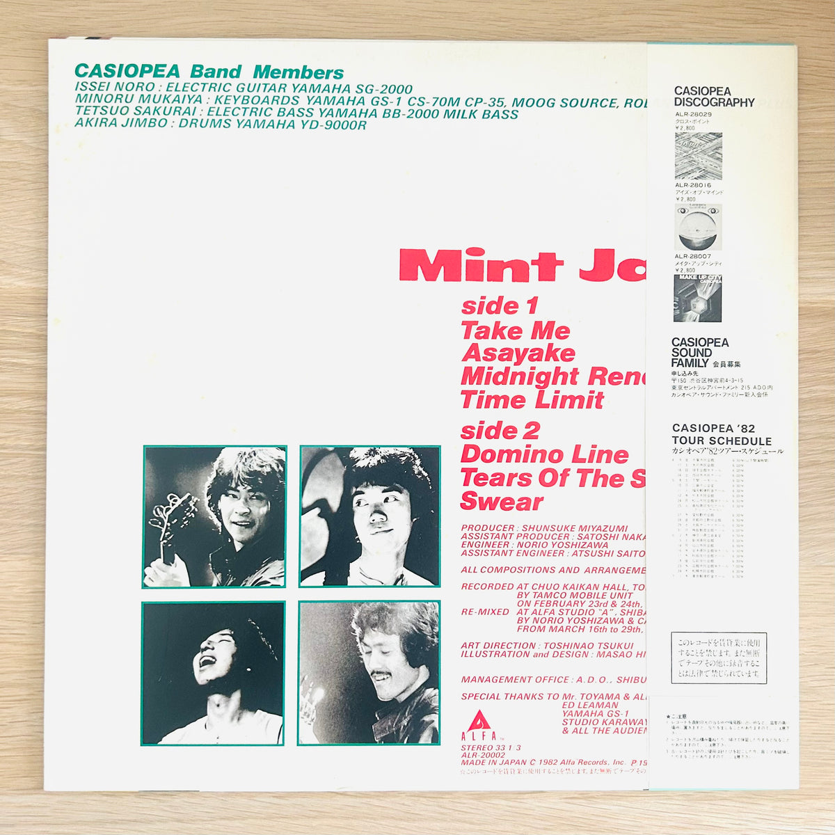 Casiopea/ Mint Jams（originalJapanPress1982）
