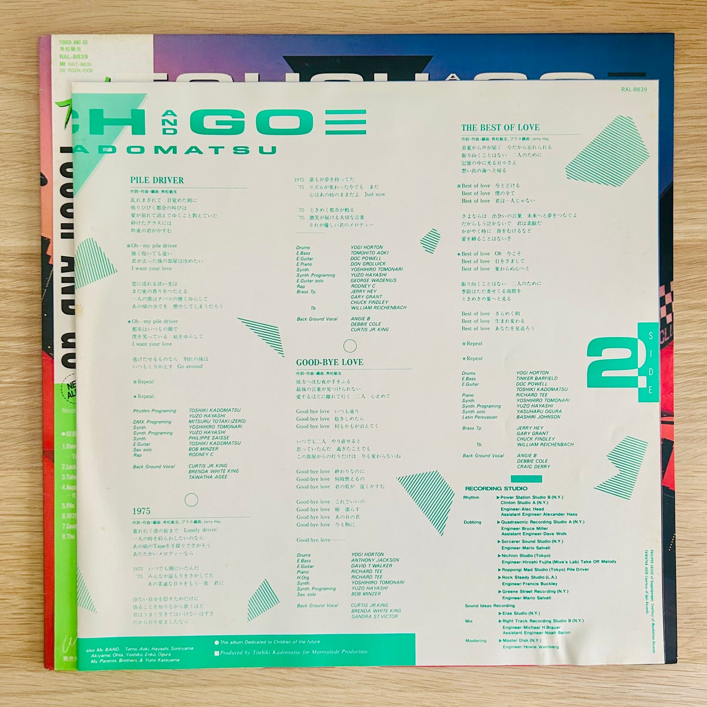 Toshiki Kadomatsu / Touch and Go  (original 1986)