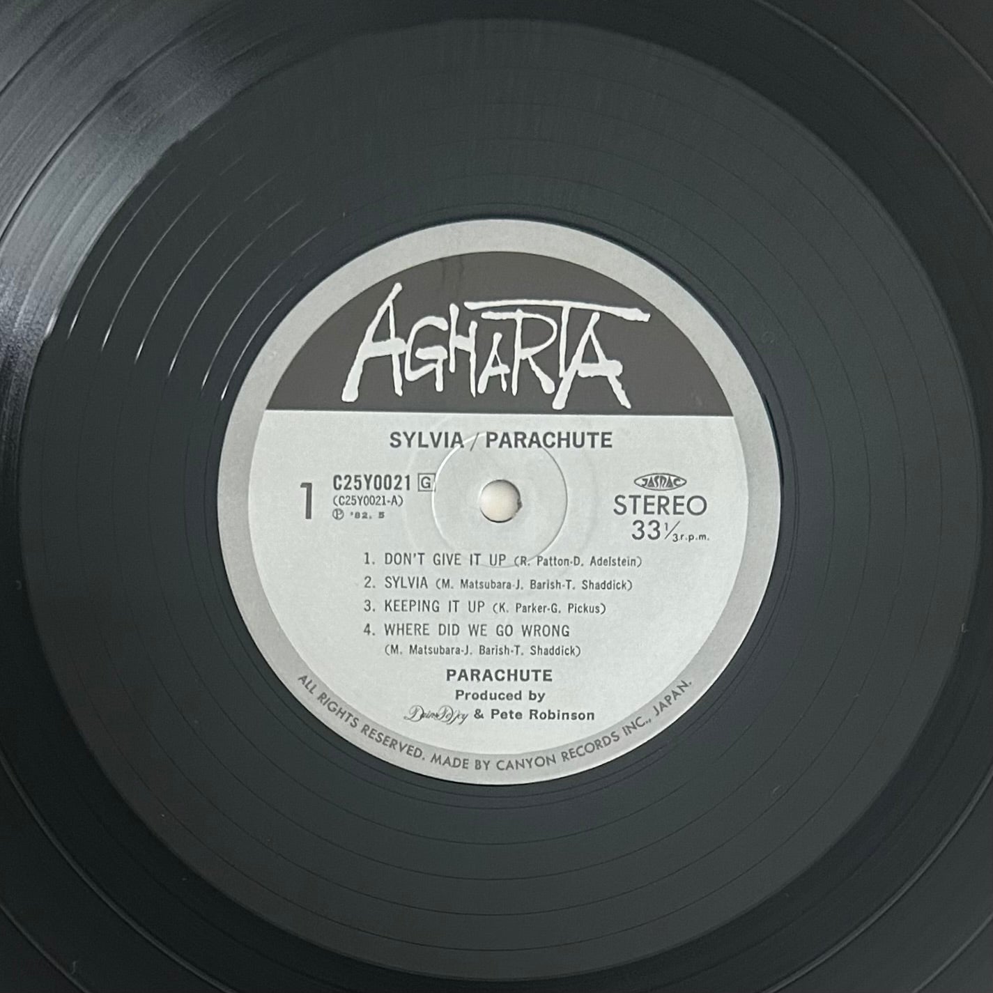 Parachute/ Sylvia  (original 1982)