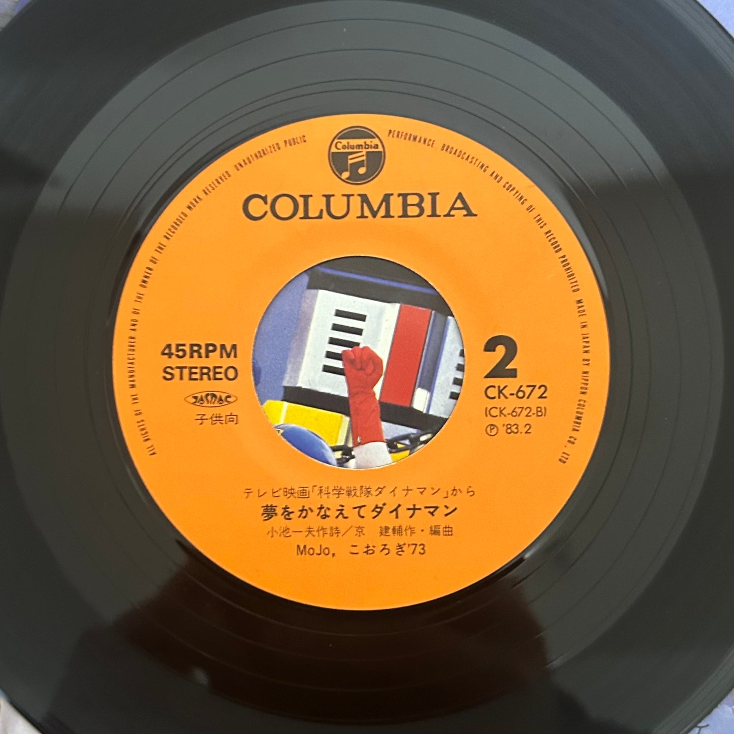 MoJo & Koorogi ’73 / Kagaku Sentai Dynaman  (original 1983)  7"