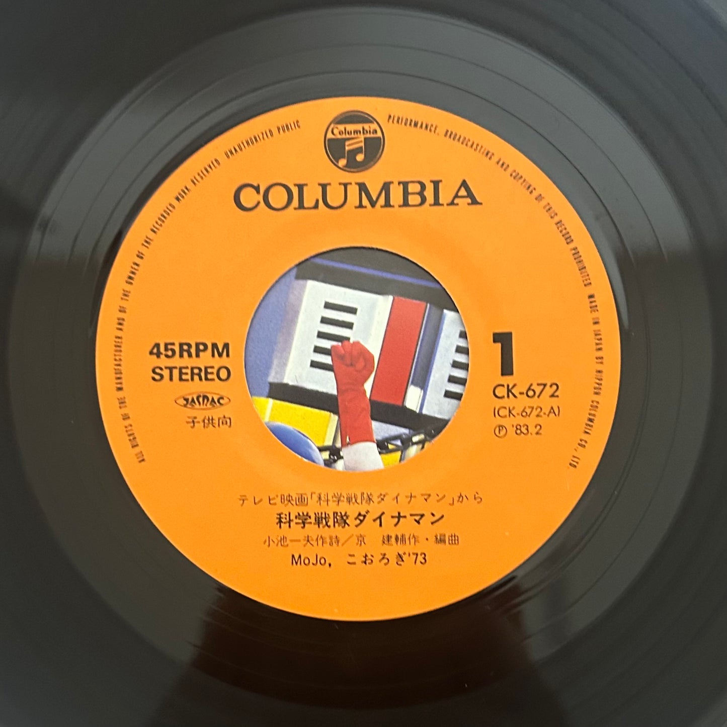 MoJo & Koorogi ’73 / Kagaku Sentai Dynaman  (original 1983)  7"