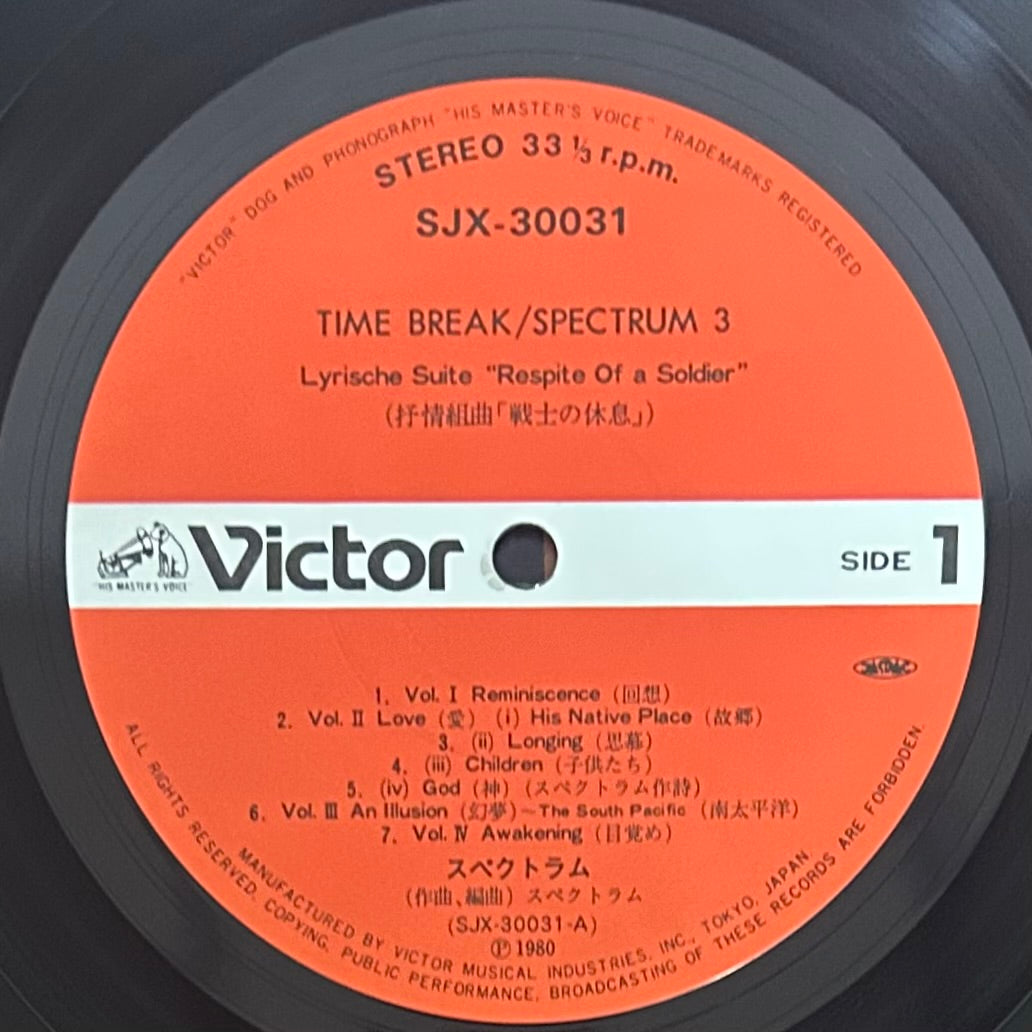 Spectrum/ Time Break  (original 1980)