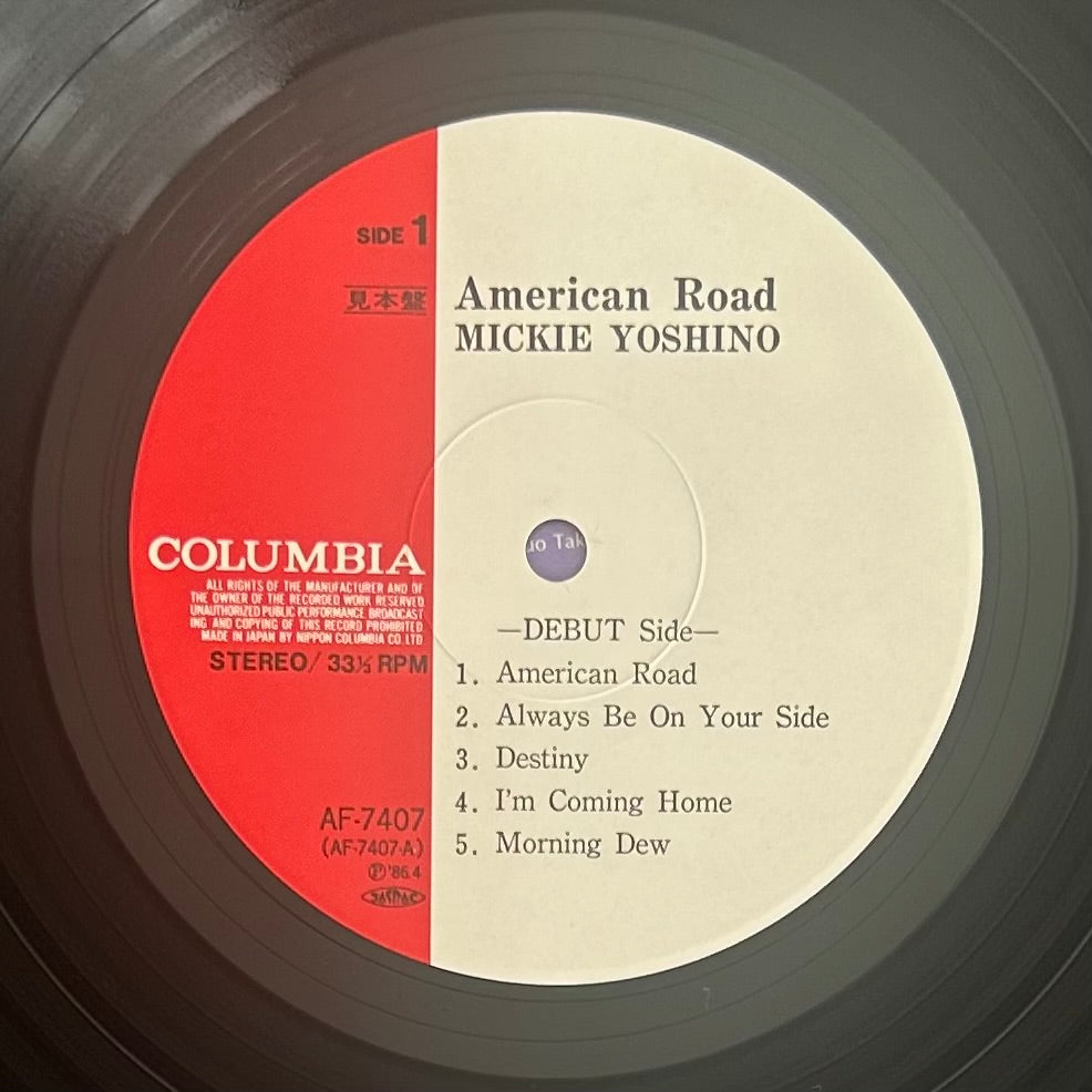 Mickey Yoshino / American Road  (original 1986)