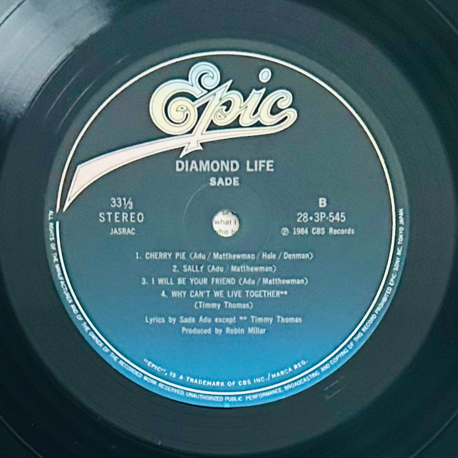 Sade/ Diamond Life  (Japan Press 1984)