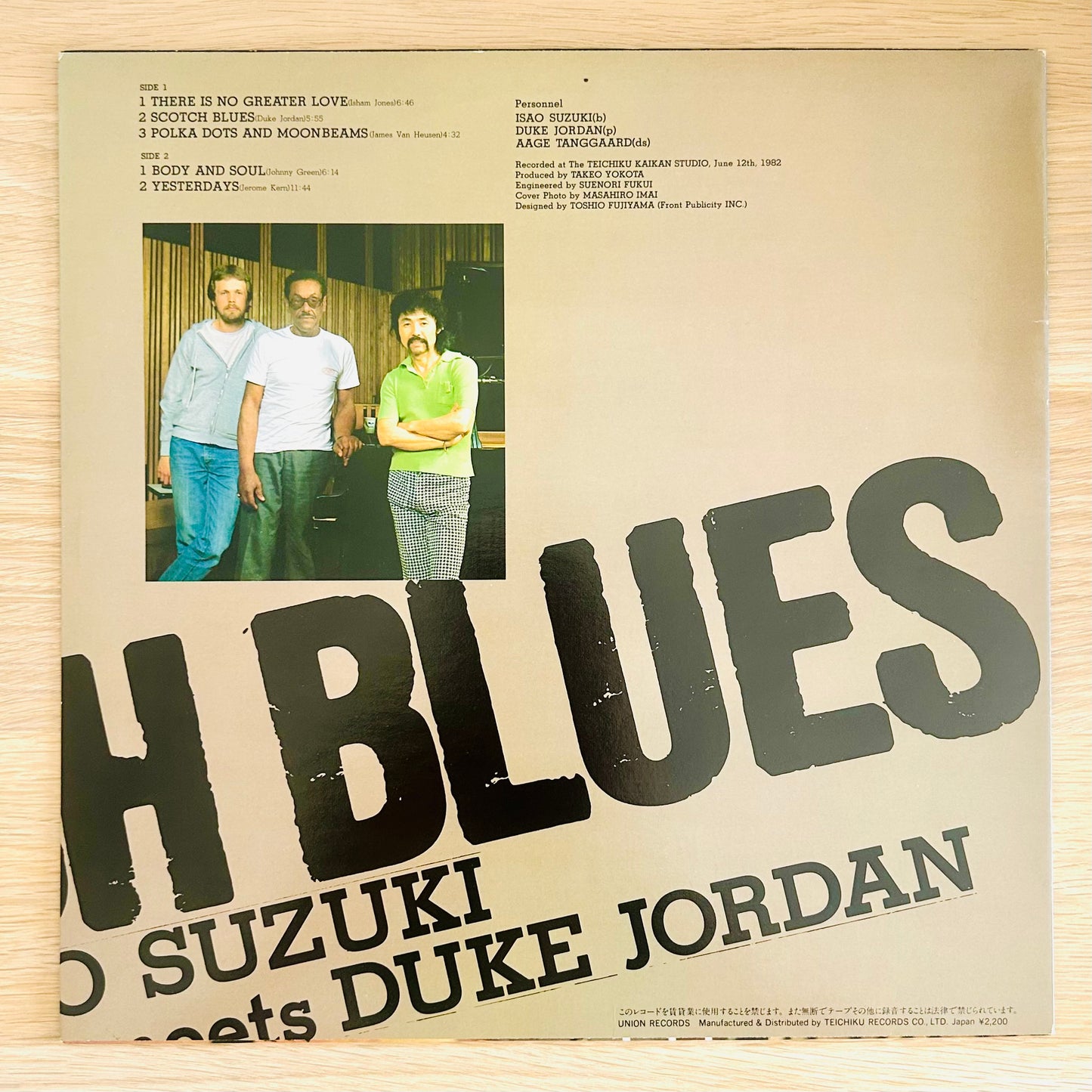 Isao Suzuki Meets Duke Jordan/ Scotch Blues  (original 1982)