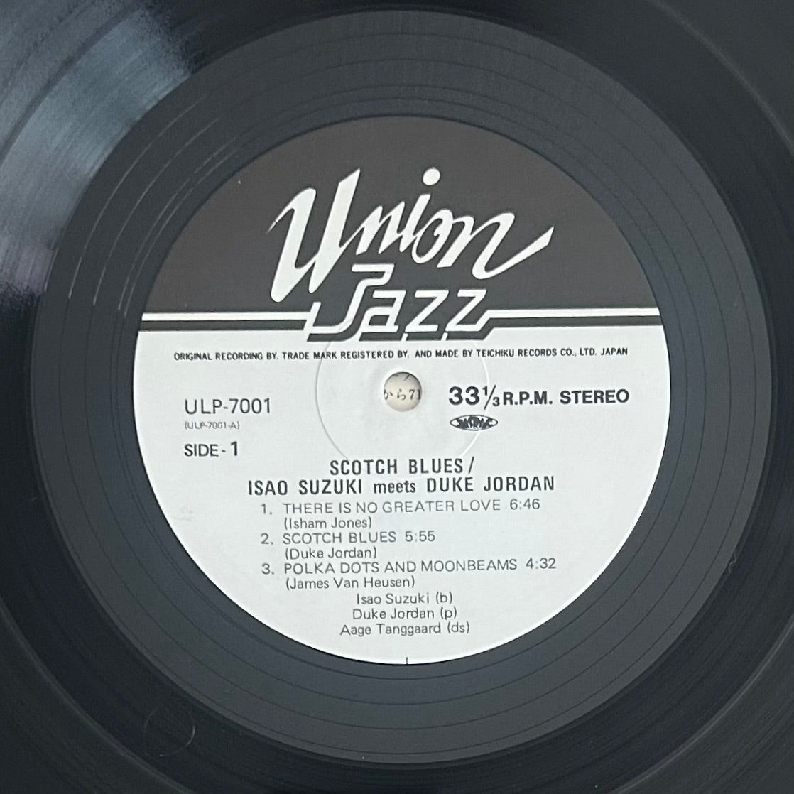 Isao Suzuki Meets Duke Jordan/ Scotch Blues  (original 1982)