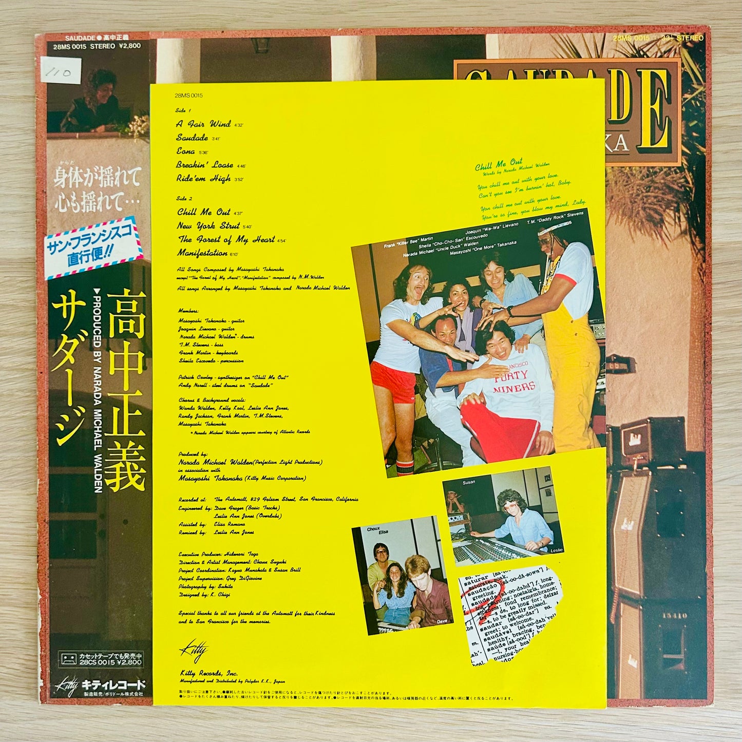 Masayoshi Takanaka / Saudade  (original 1982)