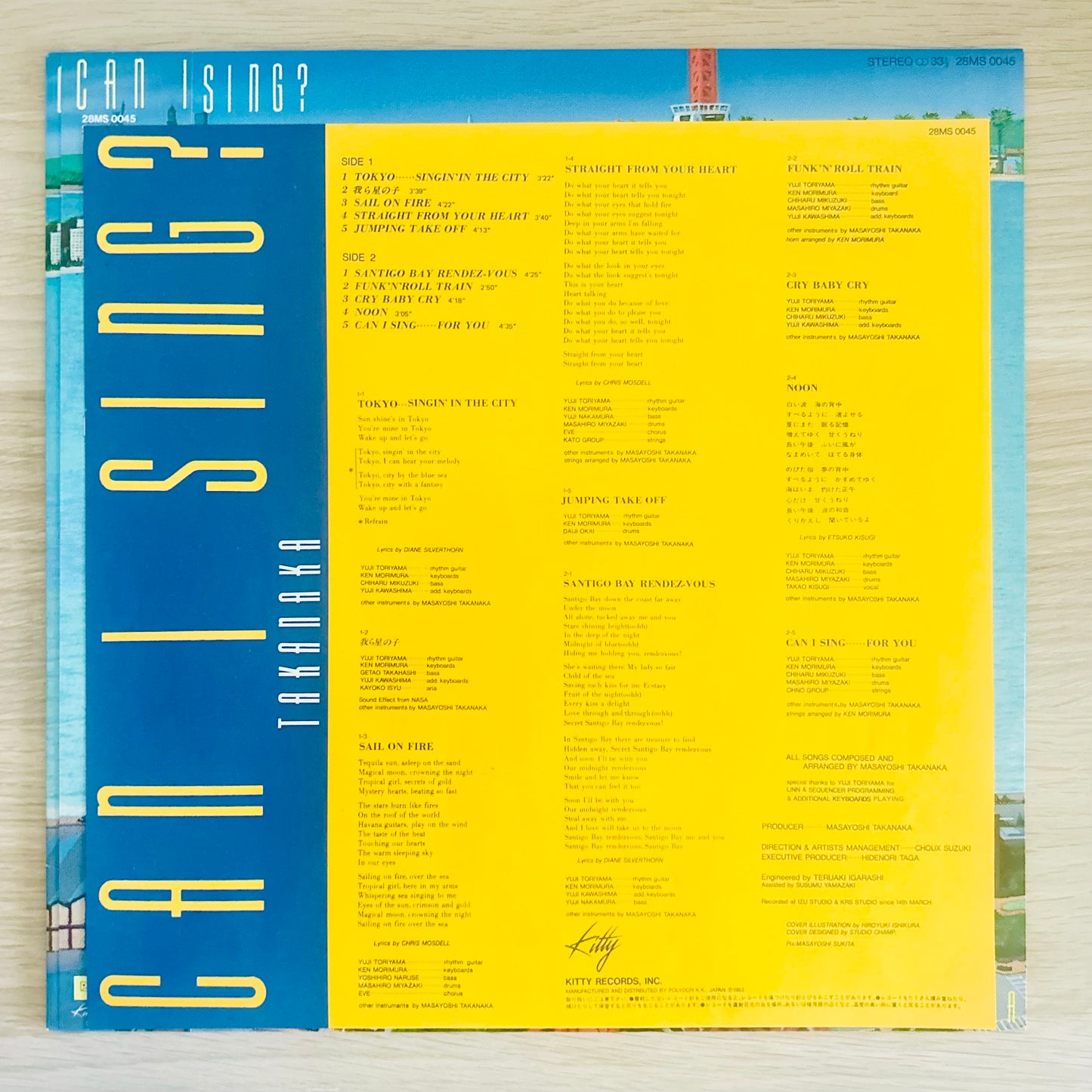 Masayoshi Takanaka/ Can I Sing?   (original 1983)