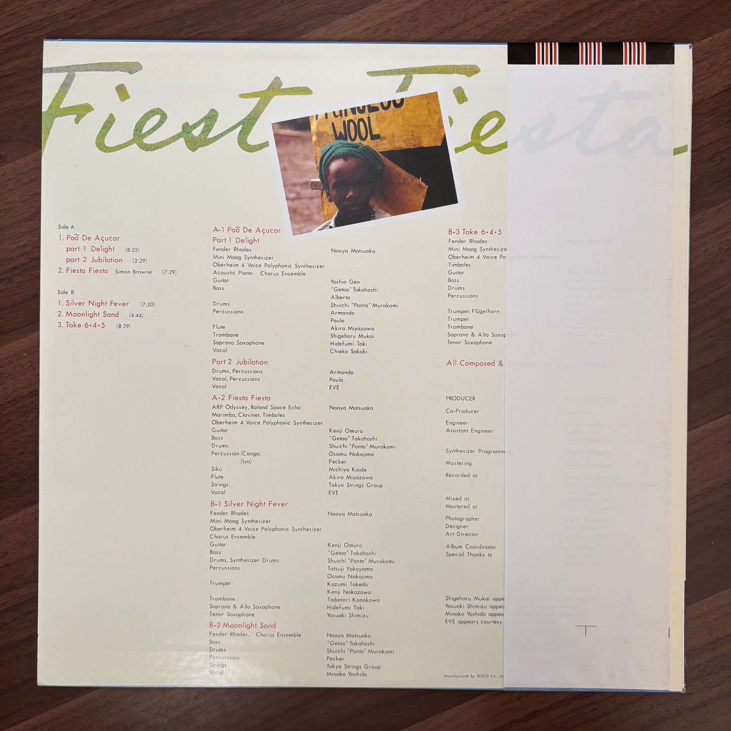 Naoya Matsuoka & Wesing / Fiesta Fiesta  (original 1979)