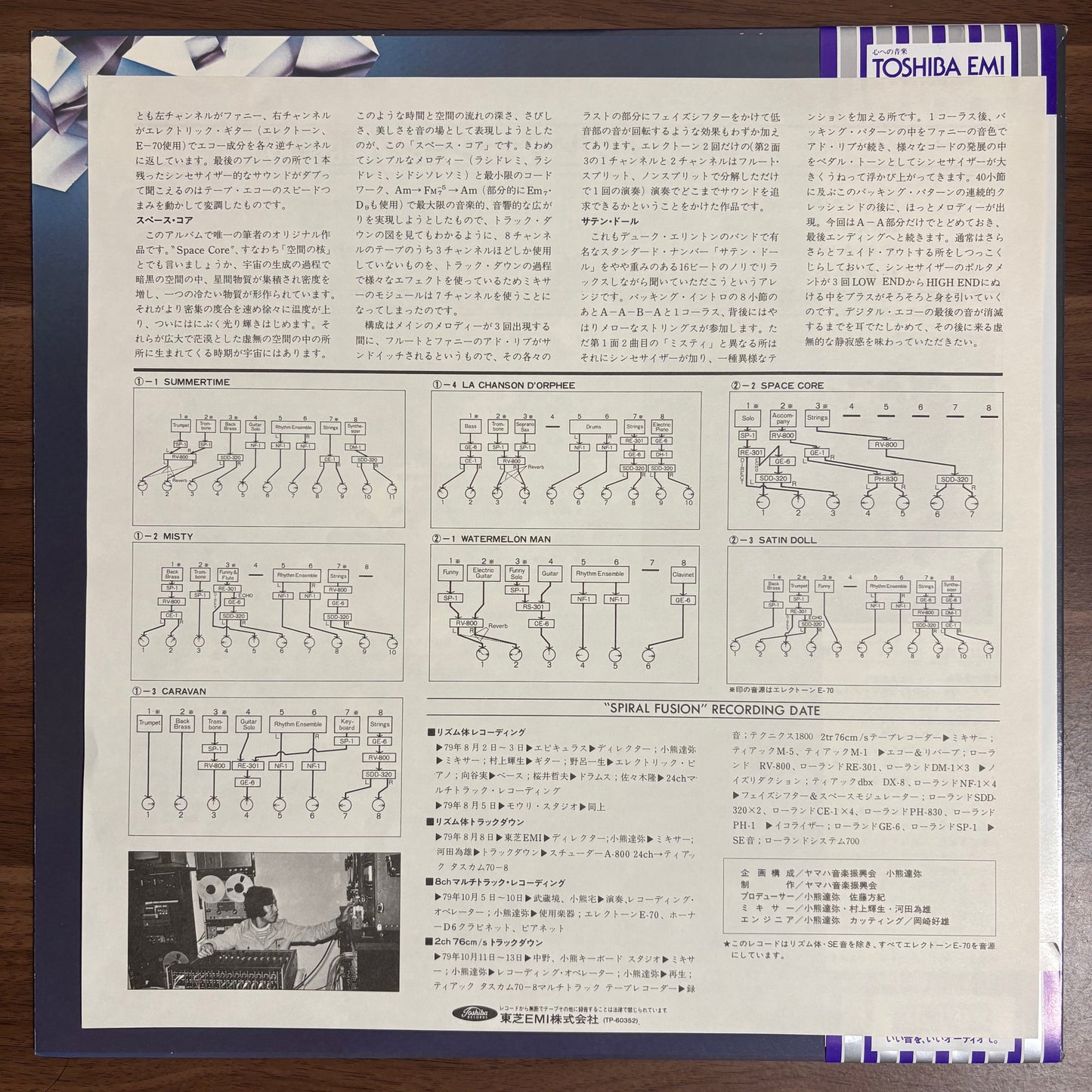 Tatsuya Koguma/ Spiral Fusion　(original 1979)  signed copy